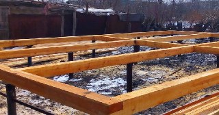 Пол на винтовых сваях Вольск цена от 15620 руб.